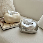 Bubble Ceramic Tissue Box Cover with Sculptural Finish