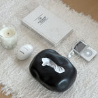 Bubble Ceramic Tissue Box Cover with Sculptural Finish