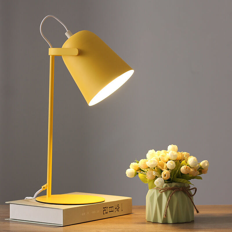Nordic Metal LED Desk Lamp for Minimalist Reading and Study