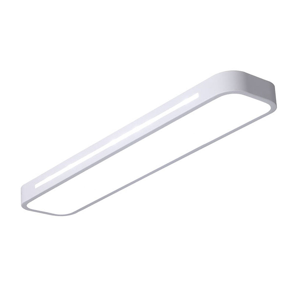 Nordic Minimalist Long LED Ceiling Light Fixture Contemporary Home Lighting