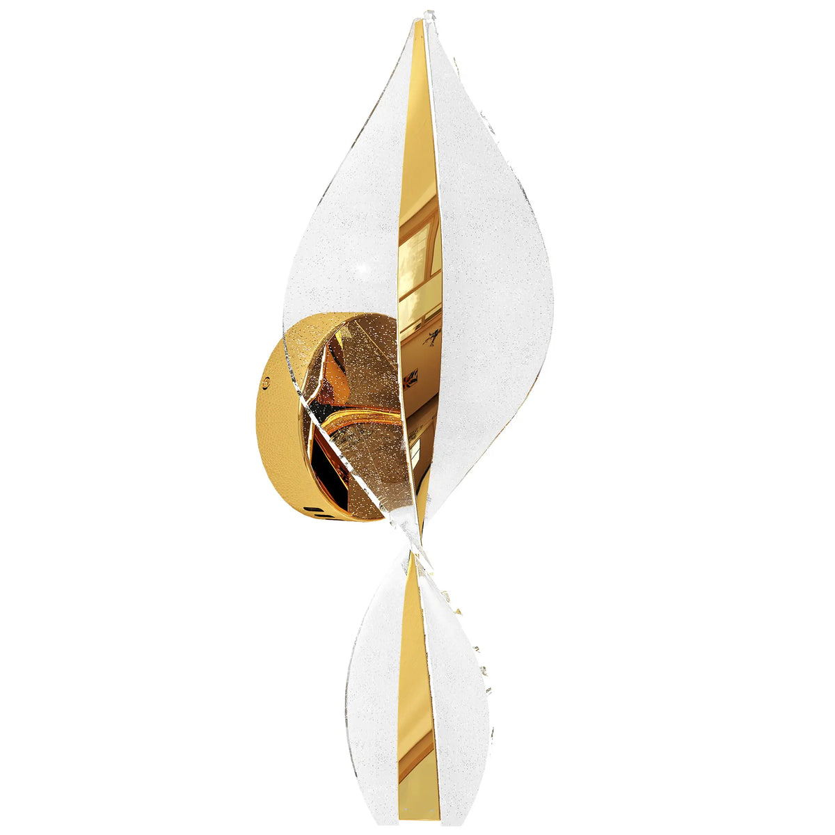 Modern LED Spiral Sconce Wall Light Set of 2 with Adjustable Colour Temperature