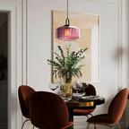 Mireta Retro Coloured Glass Pendant Light