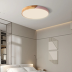 Modern Nordic LED Ceiling Light with Wooden Accents