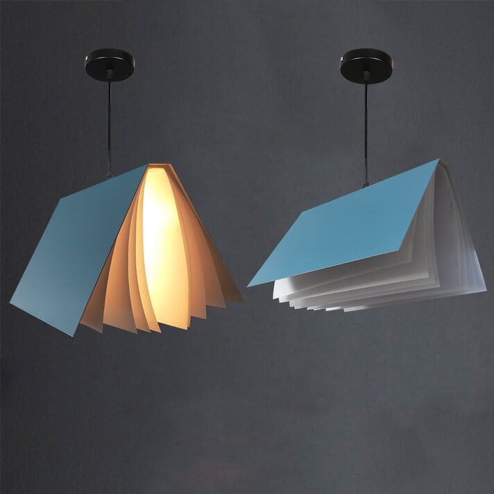 Flying Book Pendant Light Book-Inspired Ceiling Lamp