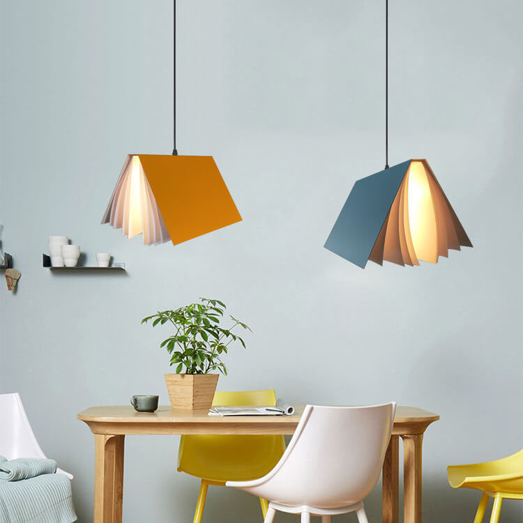 Flying Book Pendant Light Book-Inspired Ceiling Lamp