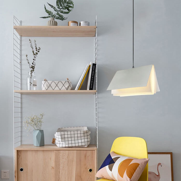 Flying Book Pendant Light Book-Inspired Ceiling Lamp