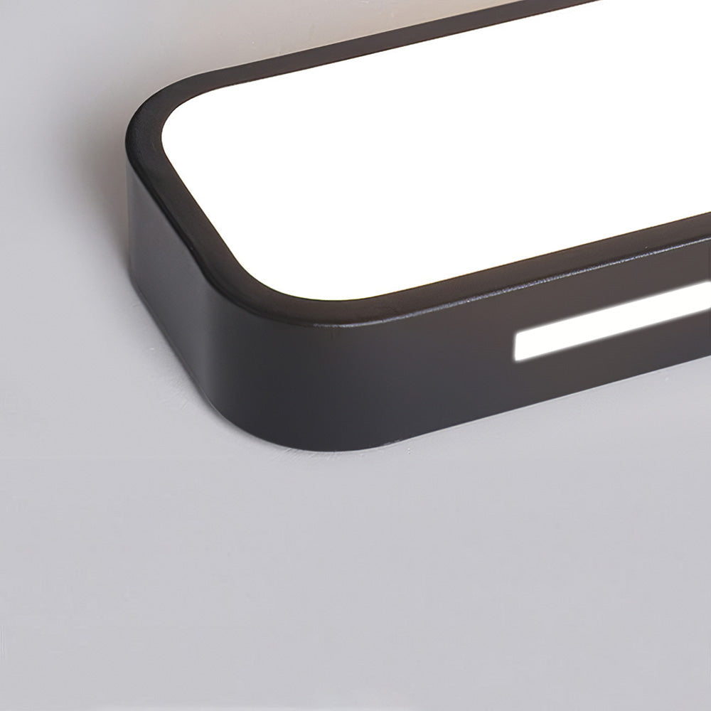 Nordic Minimalist Long LED Ceiling Light Fixture Contemporary Home Lighting
