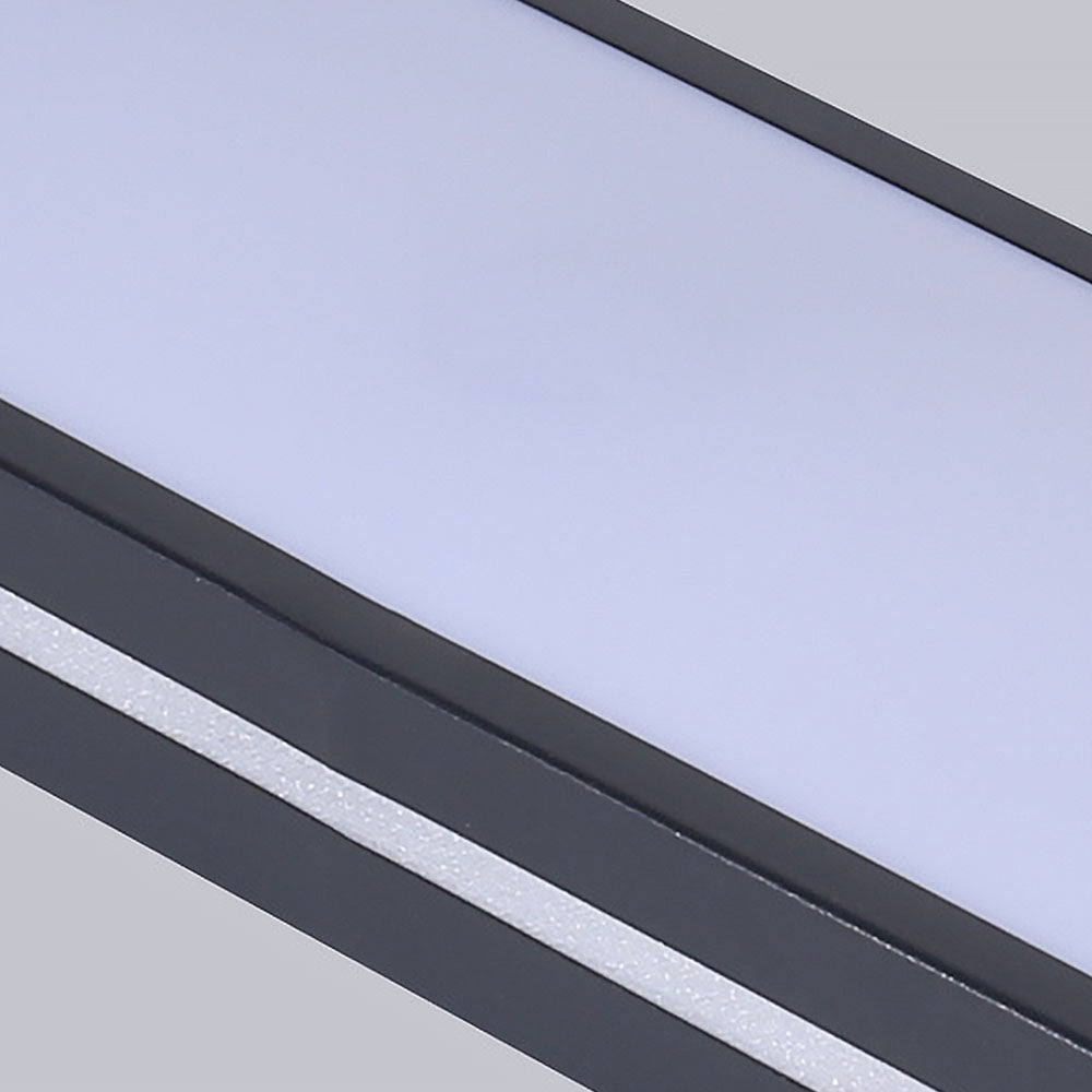 Nordic Minimalist Long LED Ceiling Light Fixture Contemporary Home Lighting