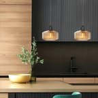 Mireta Retro Coloured Glass Pendant Light