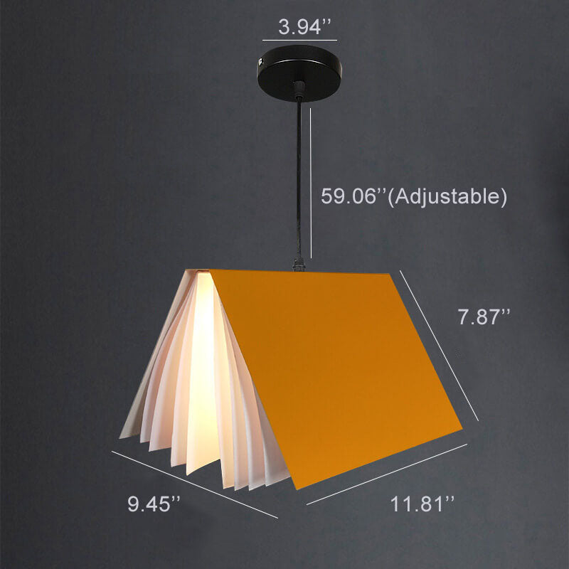 Flying Book Pendant Light Book-Inspired Ceiling Lamp