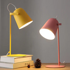 Nordic Macaron Iron Table Lamp Warm Ambient Lighting
