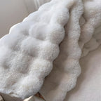 Cloud Comfort Round Bubble Rug with Soft Fluffy Texture