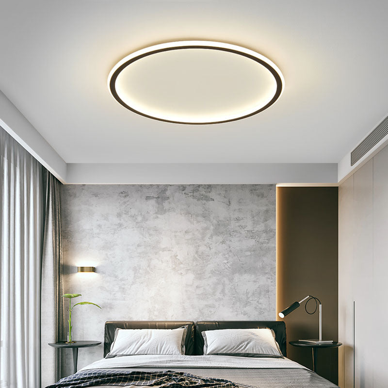 Scandinavian Round LED Ceiling Light Contemporary Home Lighting