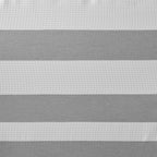 Grey Polyester Shower Stripe Curtain
