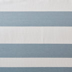 Blue Polyester Shower Stripe Curtain