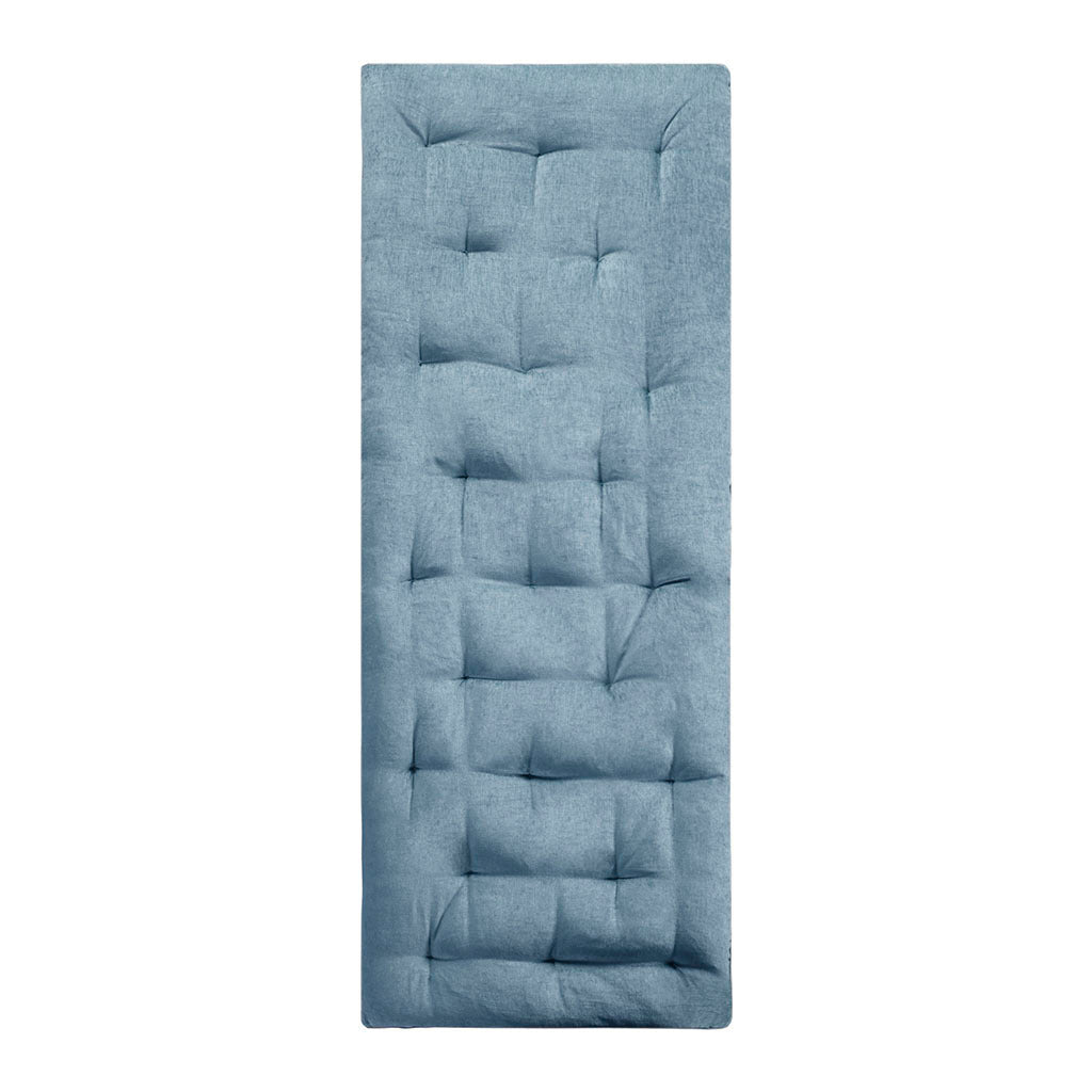 Aqua Chenille Lounge Floor Cushion Pillow