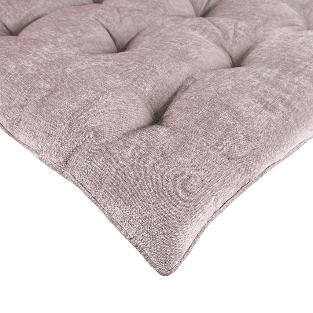 Blush Chenille Lounge Floor Cushion Pillow