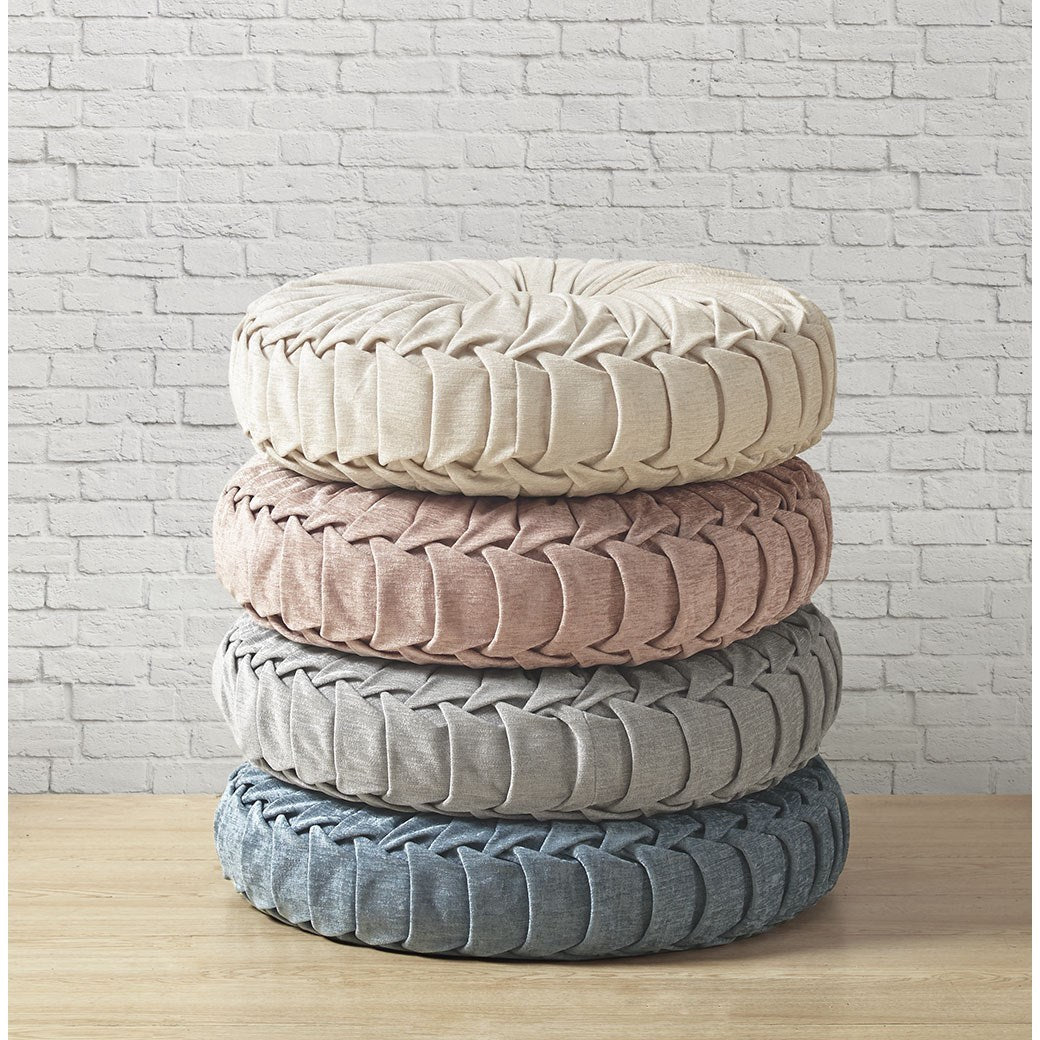 Round Chenille Floor Cushion Pillow