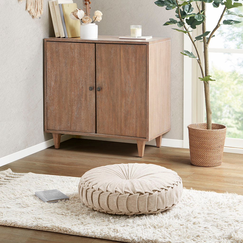 Round Chenille Floor Cushion Pillow