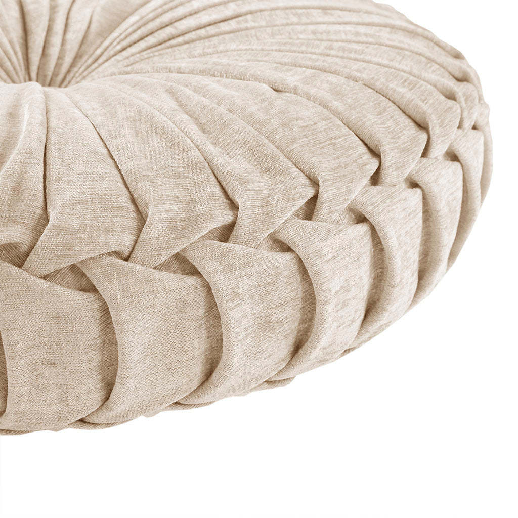Round Chenille Floor Cushion Pillow
