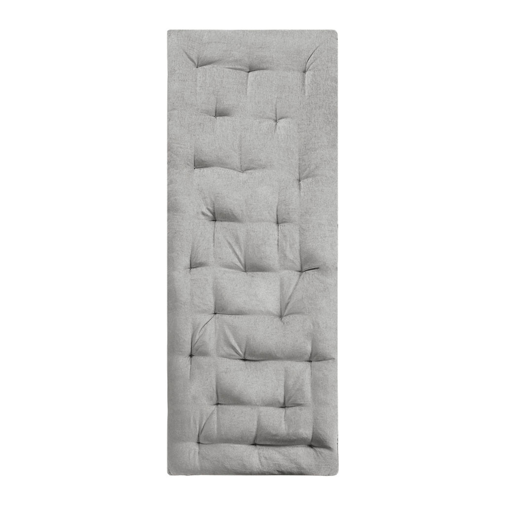 Grey Chenille Lounge Floor Cushion Pillow