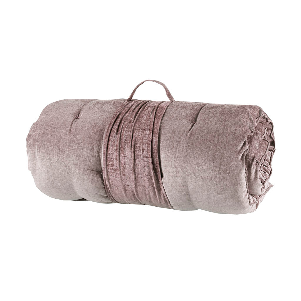 Blush Chenille Lounge Floor Cushion Pillow