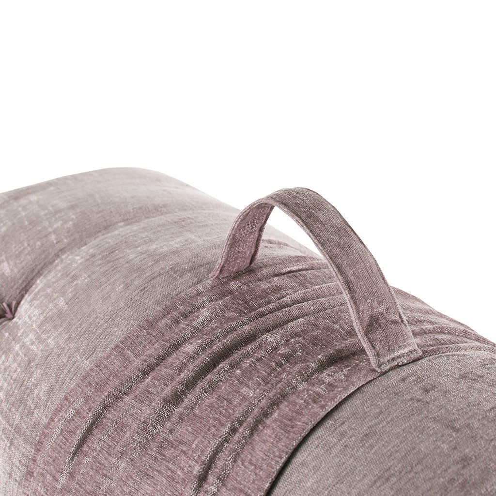 Blush Chenille Lounge Floor Cushion Pillow