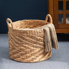 Water Hyacinth Woven Storage Basket Modern Home Storage