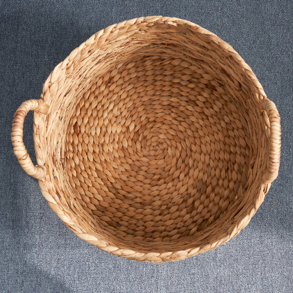 Water Hyacinth Woven Storage Basket Modern Home Storage