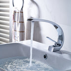 Chrome Waterfall Bathroom Sink Faucet Modern Bathroom Decor