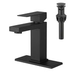 Matte Black Waterfall Bathroom Sink Faucet Modern Bathroom Decor