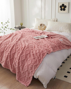 Ultra-Soft Faux Sheepskin Throw Blanket