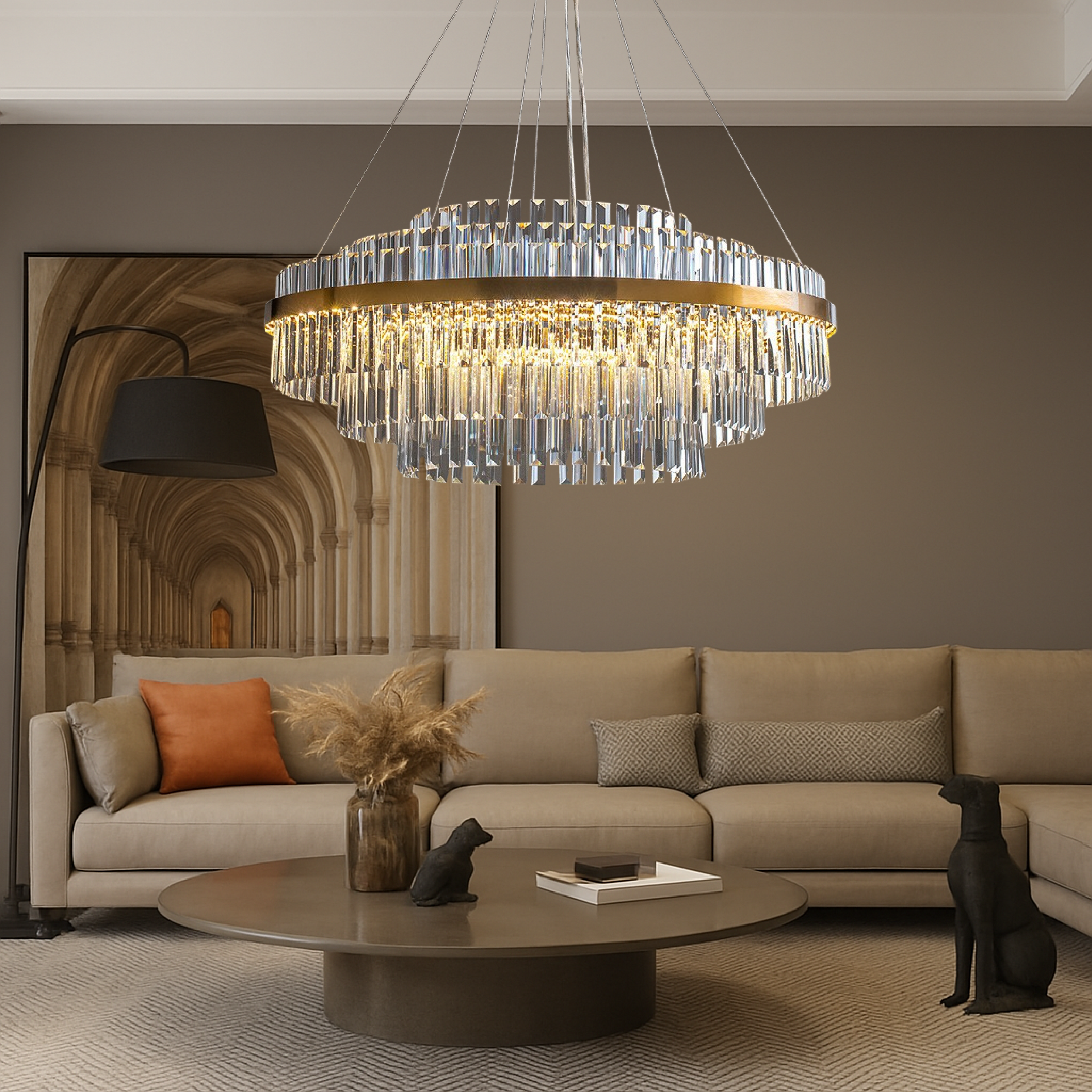 Luxury Crystal LED Chandelier