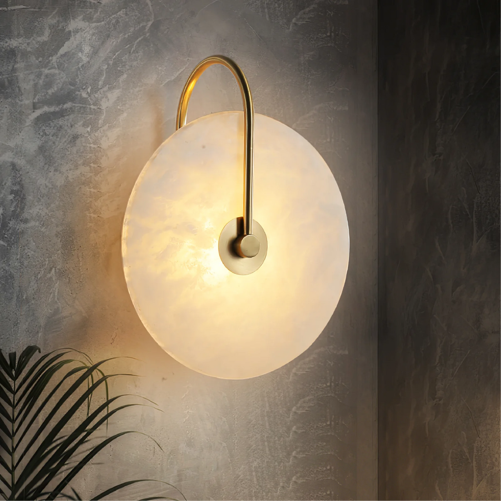 Alabaster Marble LED Wall Lamp Modern Interior Lighting