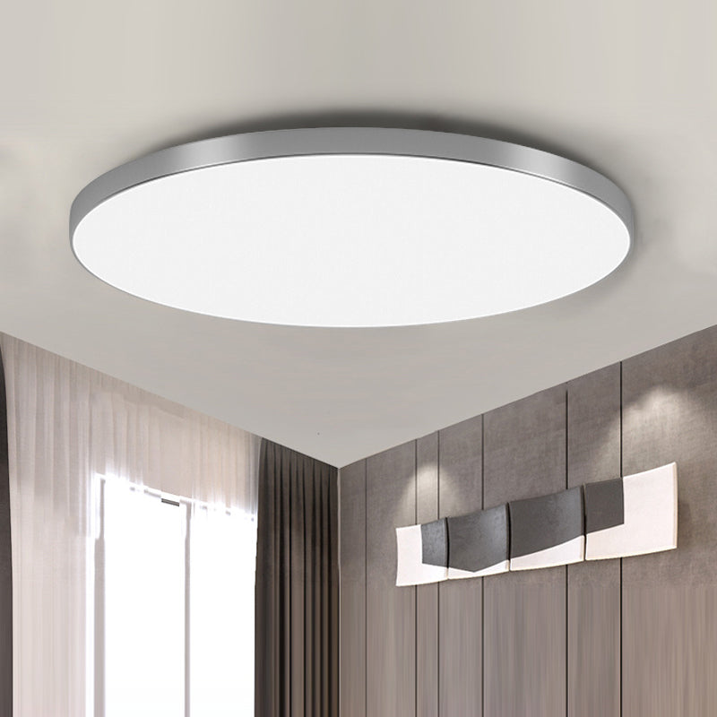 Modern Round LED Flush Ceiling Light for Hallway & Living Spaces Contemporary Home Lighting