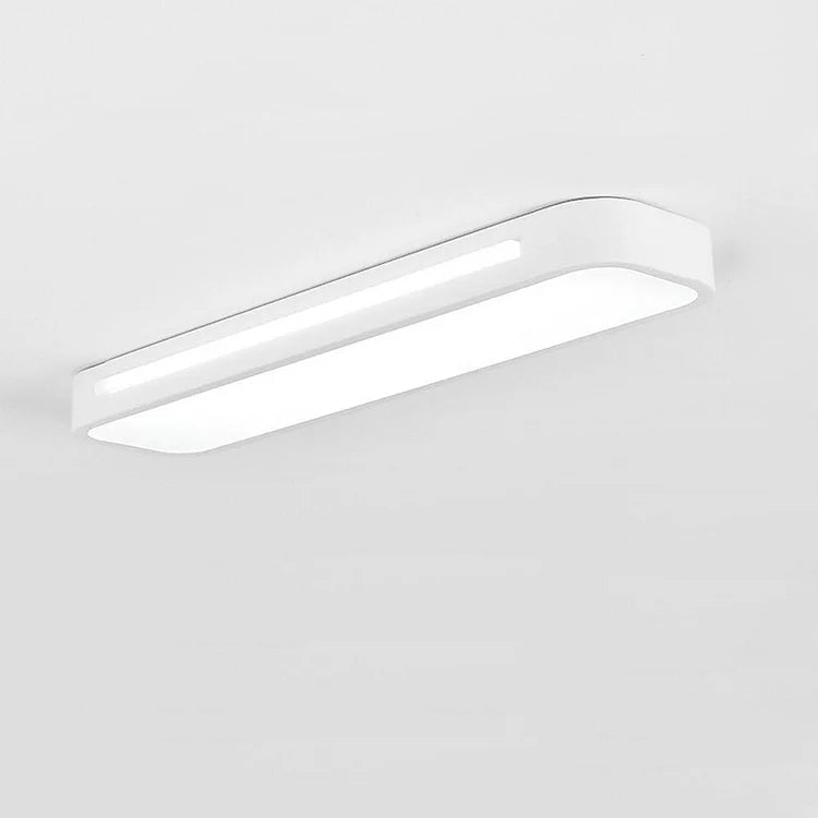 Nordic Minimalist Long LED Ceiling Light Fixture Contemporary Home Lighting