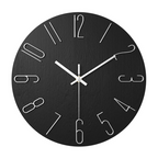 Noble Minimalist Wall Clock with Gold Accents
