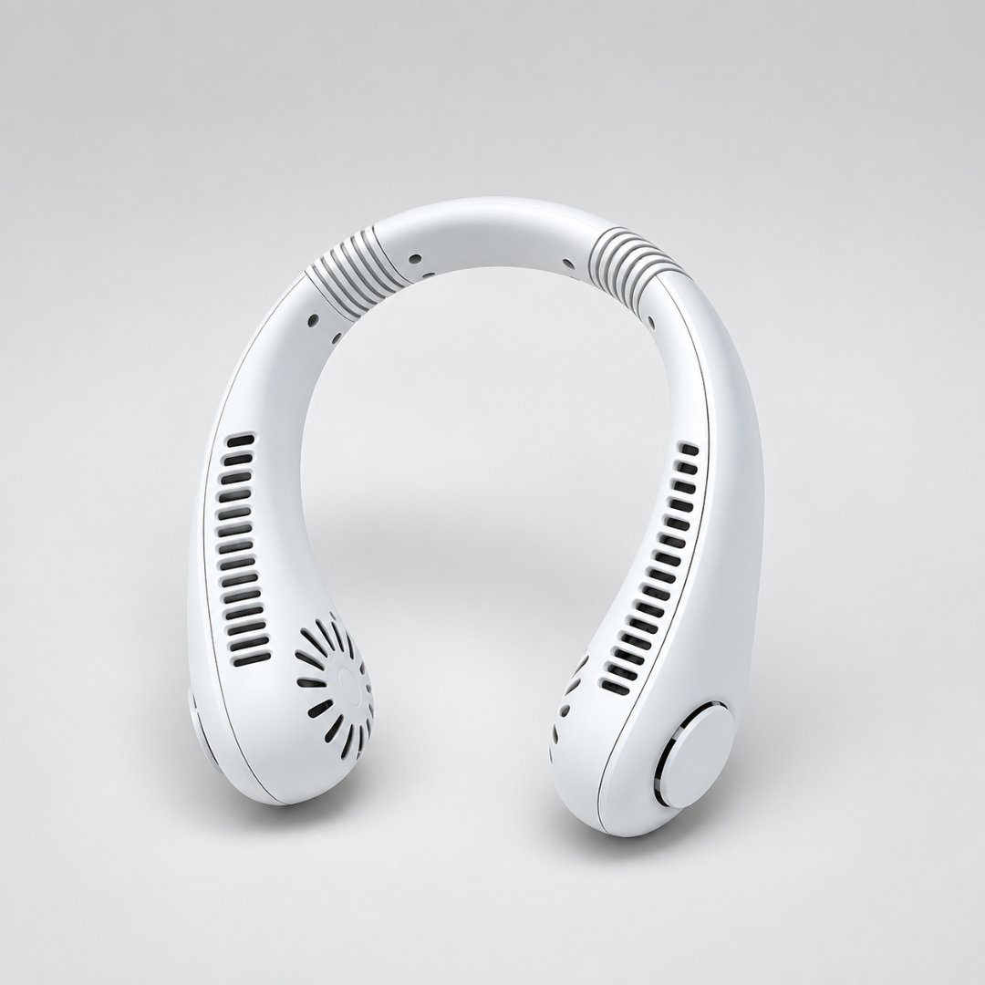 Bladeless Wearable Personal Cooler Neck Fan for Comfortable Cooling