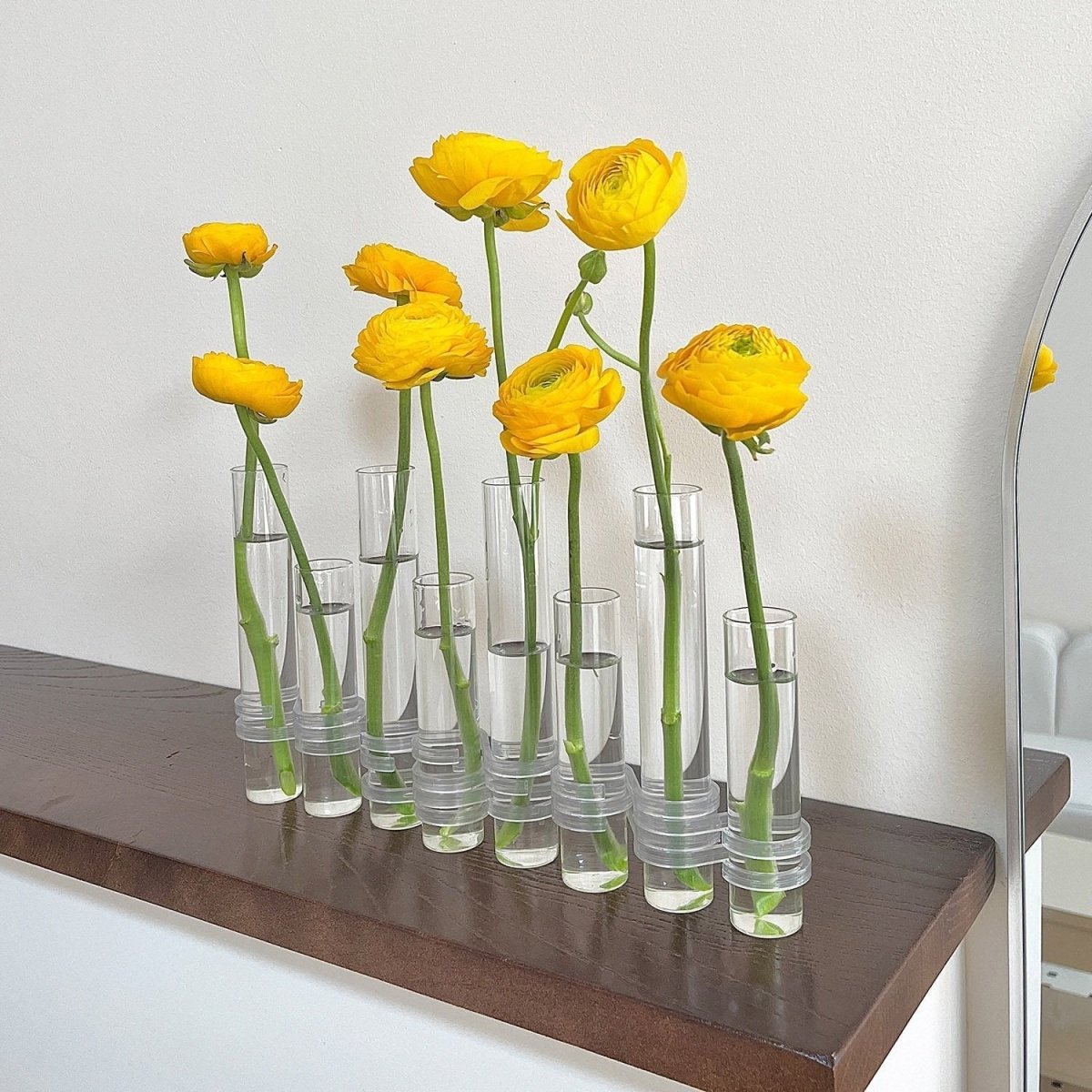 Flexible Glass Tube Flower Vase