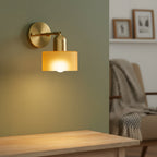 Colored Glass Bauhaus Wall Light Modern Interior Lighting