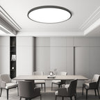 Modern Round LED Flush Ceiling Light for Hallway & Living Spaces Contemporary Home Lighting