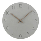 Nork Minimalist Wall Clock with Contemporary Wood Design