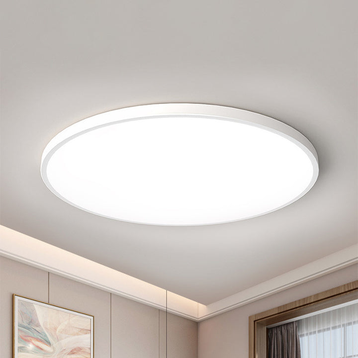 Modern Round LED Flush Ceiling Light for Hallway & Living Spaces Contemporary Home Lighting