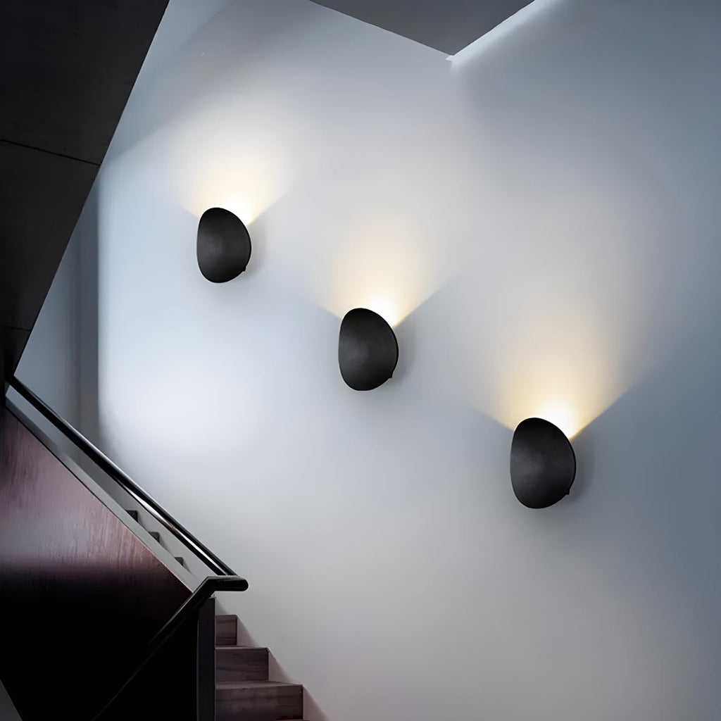 Set of 4 Modern Disk LED Wall Lamps Modern Interior Lighting