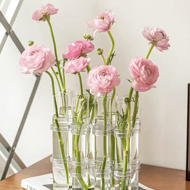 Flexible Glass Tube Flower Vase
