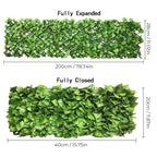 Expandable Artificial Ivy Privacy Fence