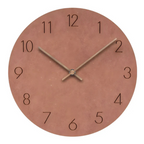 Nork Minimalist Wall Clock with Contemporary Wood Design