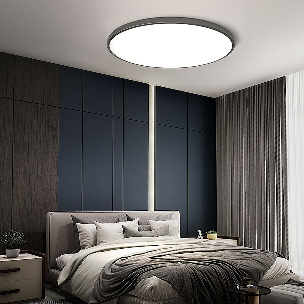 Modern Round LED Flush Ceiling Light for Hallway & Living Spaces Contemporary Home Lighting