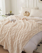 Ultra-Soft Faux Sheepskin Throw Blanket