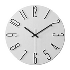 Noble Minimalist Wall Clock with Gold Accents